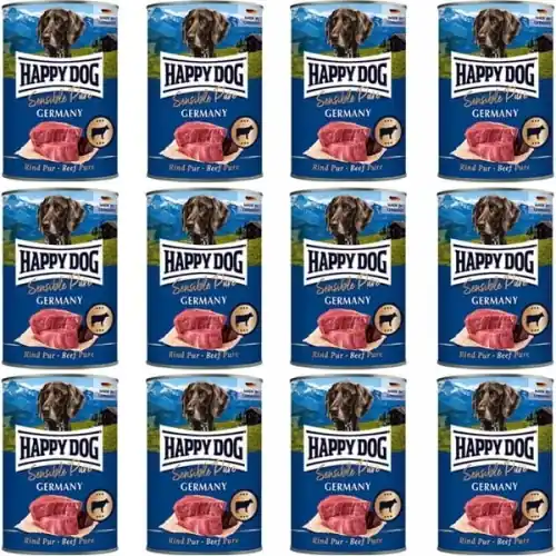 Łatwy zwrot Happy Dog Sensible Pure Wo艂owina 100% 12 x 400g