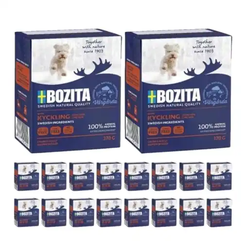 Bozita Naturals kurczak w galaretce mokra karma dla psa bezzbo偶owa 18x370g Okazja