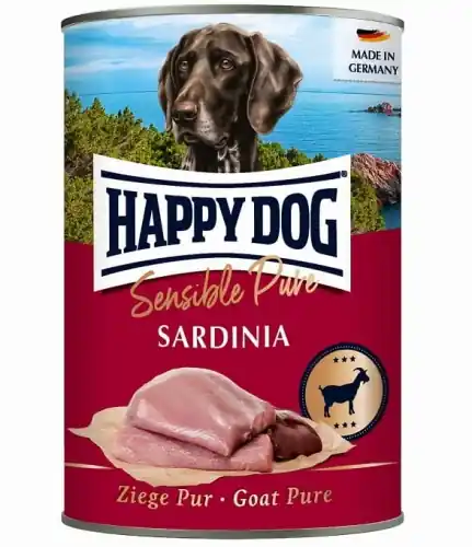Sprawdź teraz Happy Dog Sardinia Koza 100% 400g