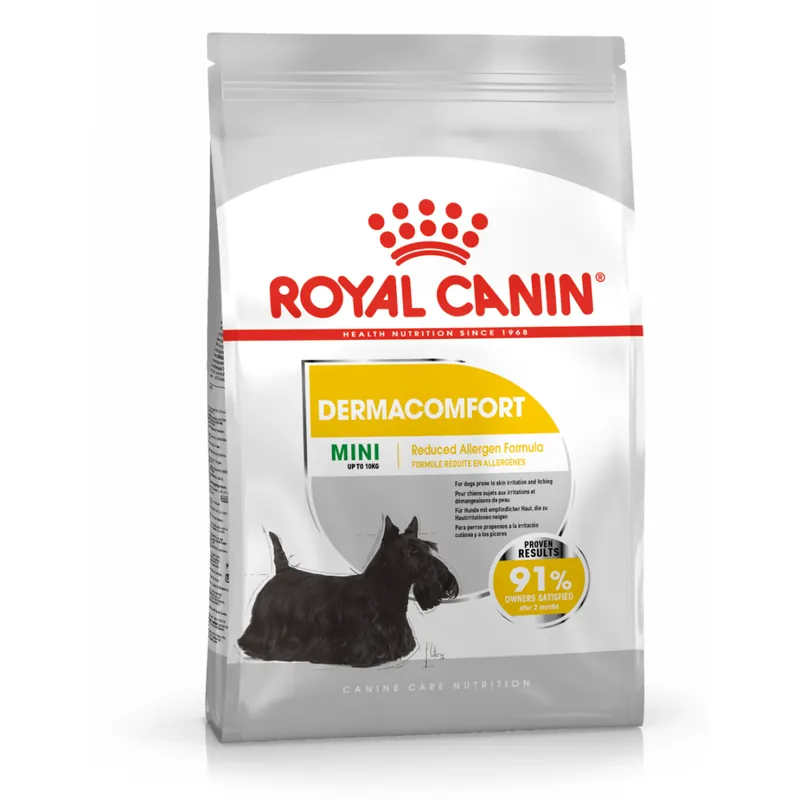 Bezpieczne zakupy Royal Canin CCN Mini Dermacomfort 1kg Karma Sucha Dla Psów Dorosłych Ras Małych O Wrażliwej Skórze Skłonnej Do Podrażnień