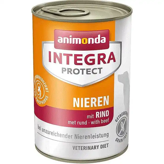 Animonda Integra Protect Nieren Rind Karma z wołowiną dla psa 400g Tani
