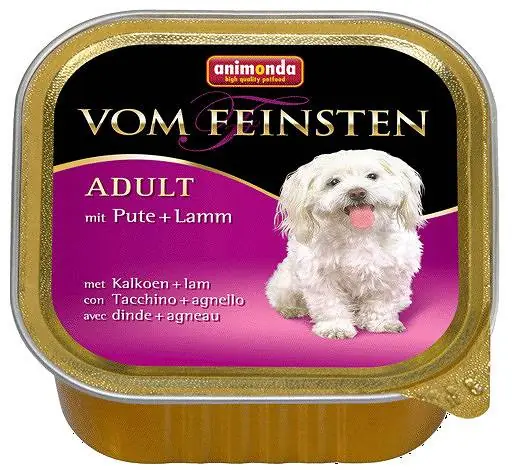Ograniczona ilość Animonda vom Feinsten DOG Classic Pute&Lamm Karma z indykiem i jagnięciną dla psa 150g