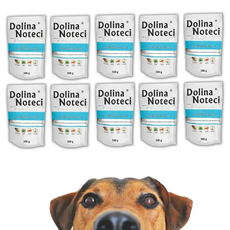 Bestseller Dolina Noteci Premium jagnięcina saszetki 10x500g