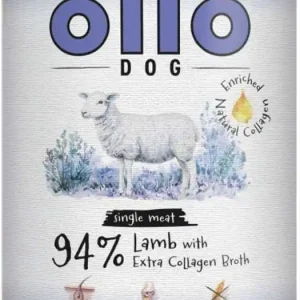 Nie przegap Ollo Plus Lamb with Collagen Dog Adult Karma z jagnięciną i kolagenem dla psa 400g