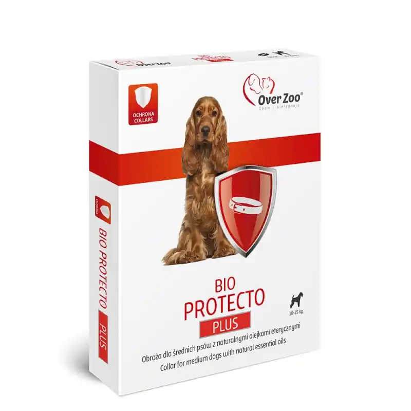Bestseller OVER ZOO Obroża Bio Protecto PLUS dla średnich psów 60cm