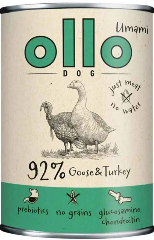 Ollo Umami Adult Goose&Turkey Karma z gęsią i indykiem dla psa 400g Promocja
