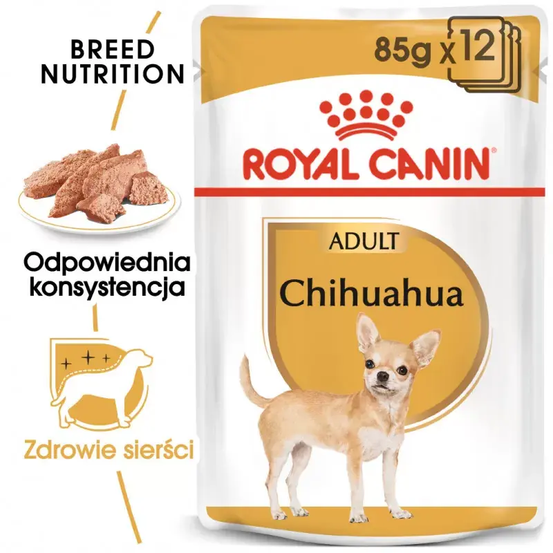 Wyprzedaż ROYAL CANIN Chihuahua Adult karma mokra - pasztet dla psów dorosłych rasy chihuahua