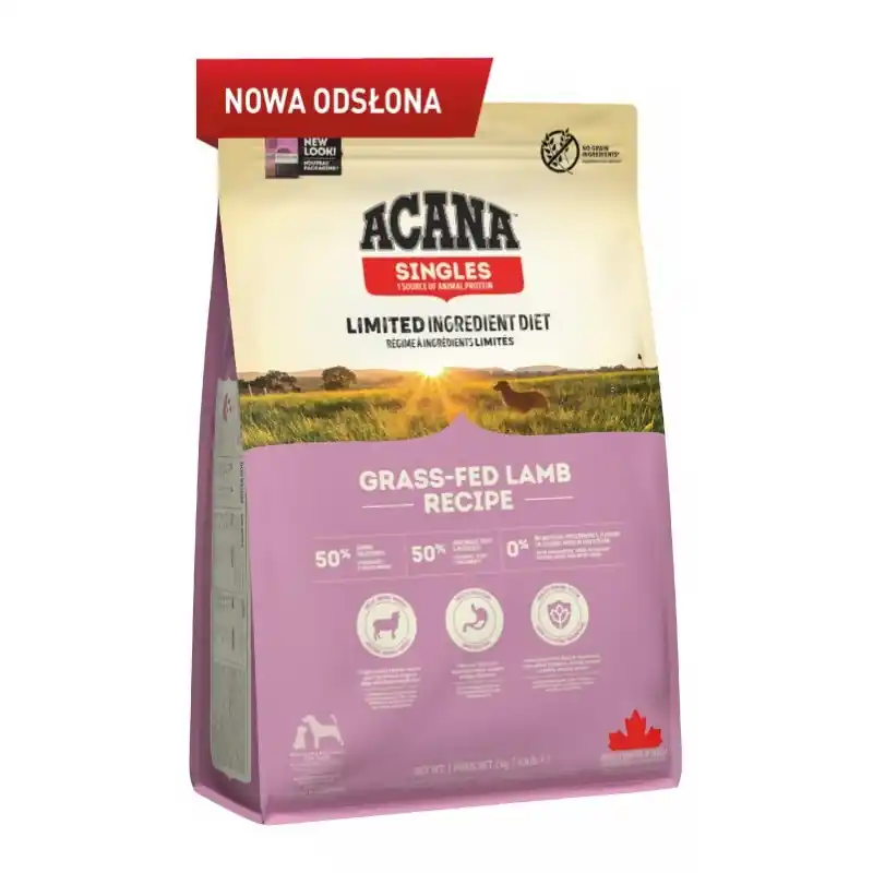 ACANA SINGLES Grass-Fed Lamb Łatwy zwrot