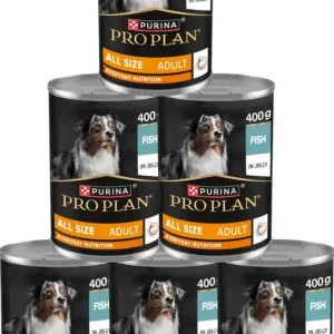 Do wyczerpania zapasów Purina Pro Plan All Size Everyday Nutrition Karma z rybą w galaretce dla psa 6x400g PAKIET WYPRZEDAŻ