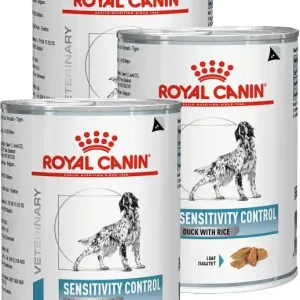 Bestseller Royal Canin VET DOG Sensitivity Control Duck&Rice Karma z kaczką dla psa 6x410g PAKIET