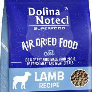 Bestseller Dolina Noteci Superfood Adult Suszona Karma z jagnięciną dla kota 1kg [Data ważności 11.11.2026]