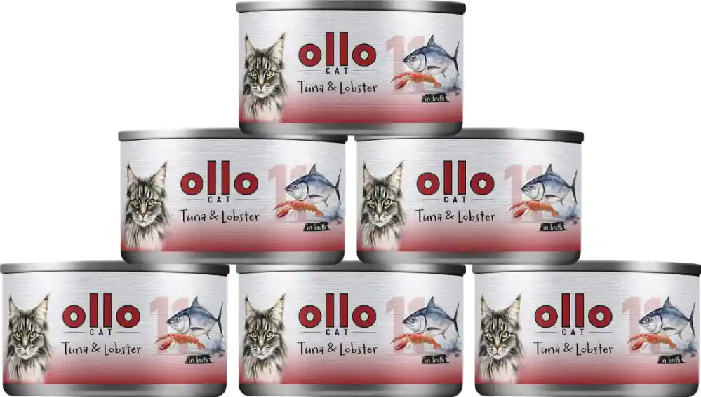 Ollo nr 11 Tuna&Lobster Karma z tuńczykiem i homarem w sosie dla kota 24x70g PAKIET Bestseller