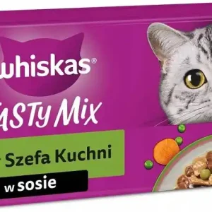 Wysoka jakość Whiskas Tasty Mix Wybór Szefa Kuchni Karma w sosie dla kota 40x85g