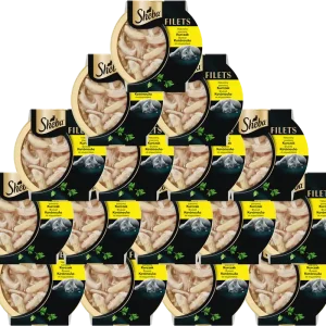 Sheba Filets Karma z szarpanym kurczakiem w sosie dla kota 16x60g PAKIET Oferta limitowana