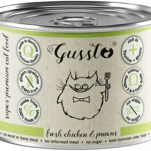 Rabat Gussto Fresh Chicken & Prawns Karma z kurczakiem dla kota 200g