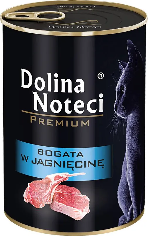 Bestseller Dolina Noteci Premium Karma z jagnięciną dla kota 400g