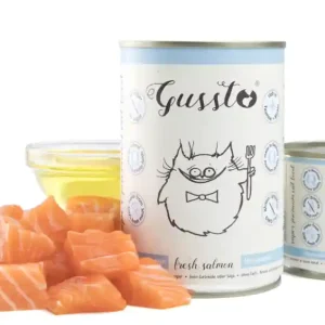 Dostępne od ręki Gussto Fresh Salmon Karma z łososiem dla kota 190g