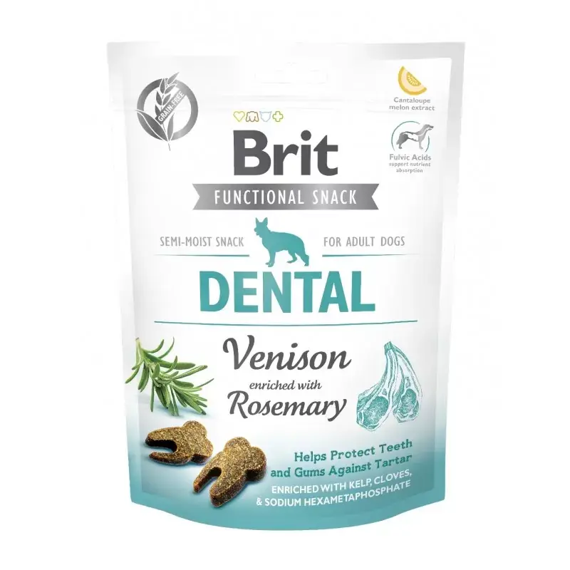 BRIT CARE DOG FUNCTIONAL SNACK Dental Venison 150g Hit cenowy