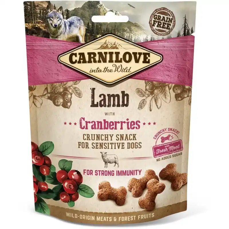 Bestseller CARNILOVE DOG Snack Crunchy Lamb Cranberry 200g