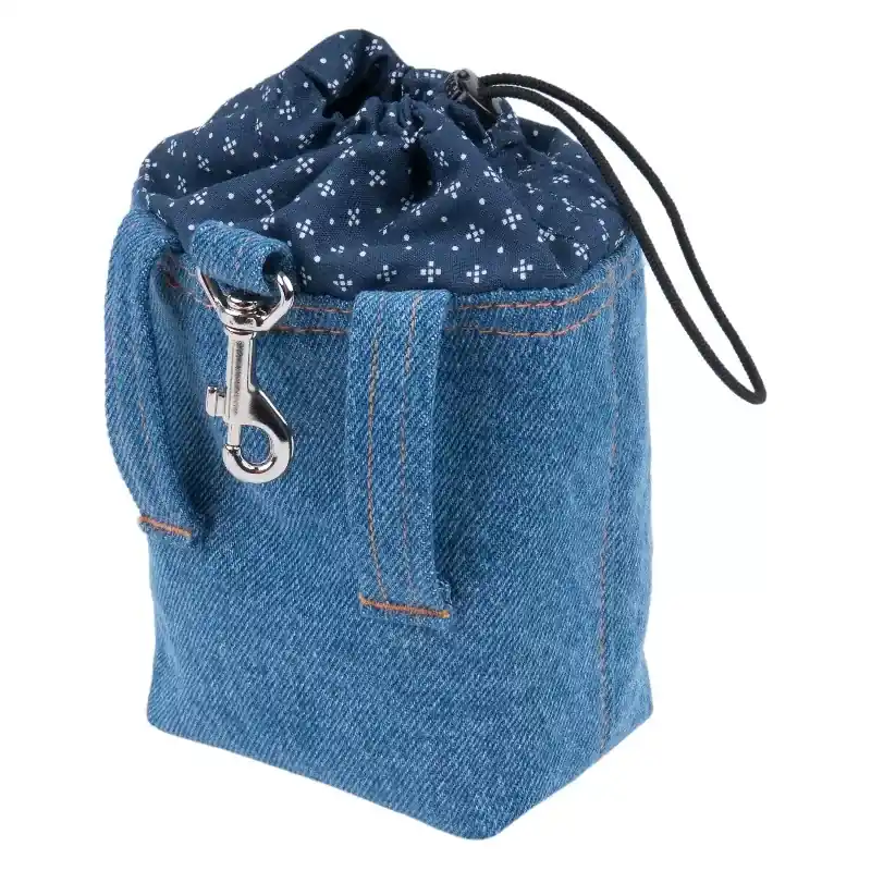 Rabat AMIPLAY Torebka na przysmaki Denim - Niebieska