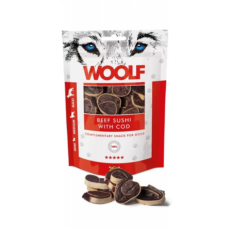 Rabat WOOLF Beef Sushi with Cod 100g