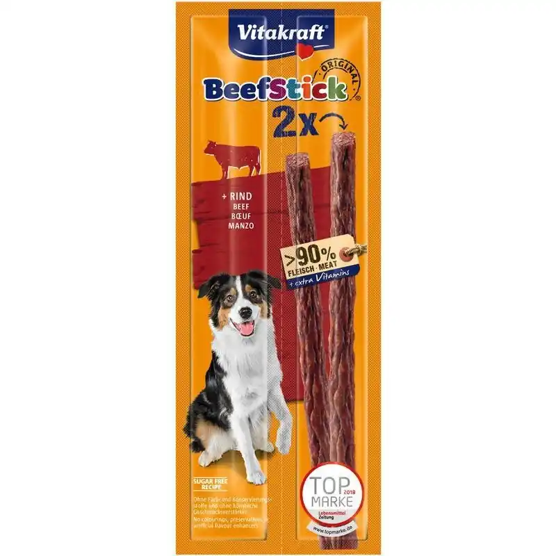 Łatwy zwrot VITAKRAFT Beef Stick 2 szt.