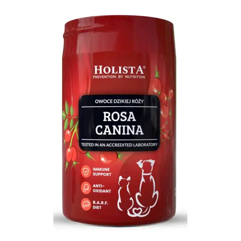 Bezpieczne zakupy HOLISTA Rosa Canina - owoc róży dla psa i kota (proszek)