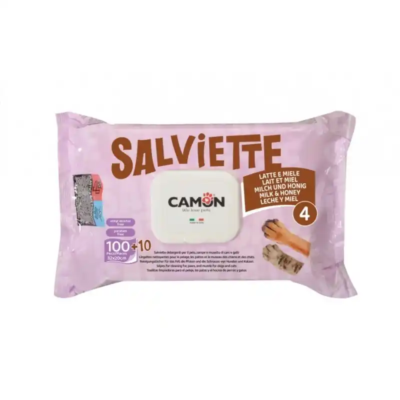 CAMON Chusteczki Oczyszczające Milk Honey 110szt Popularny