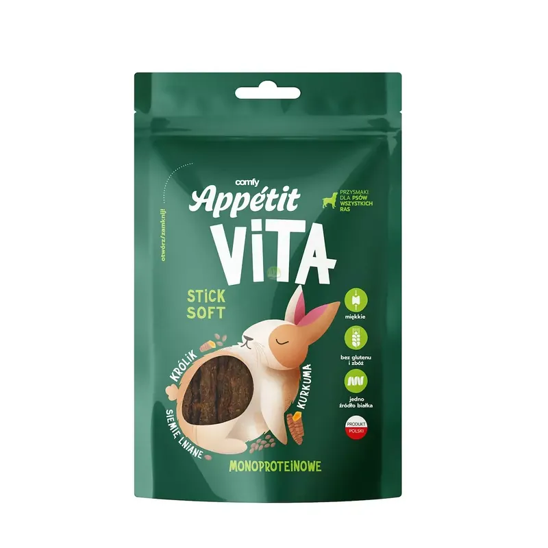 Wyprzedaż Comfy Appetit Vita Stick Królik 80g