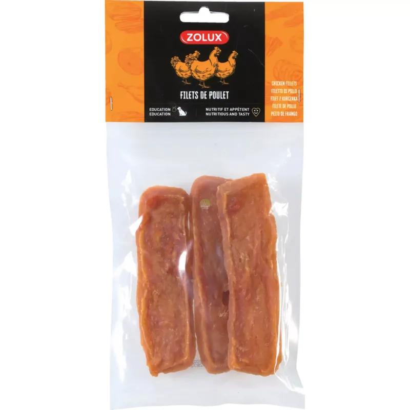 Zolux Przysmak naturalny dla psa Filet z kurczaka 70g Ostatnia szansa