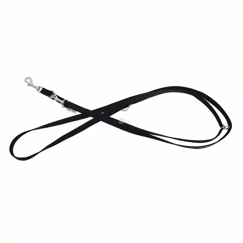 Ostatnia szansa Classic smycz regulowana dla psa, czarna, XS-S, 16mm/2m