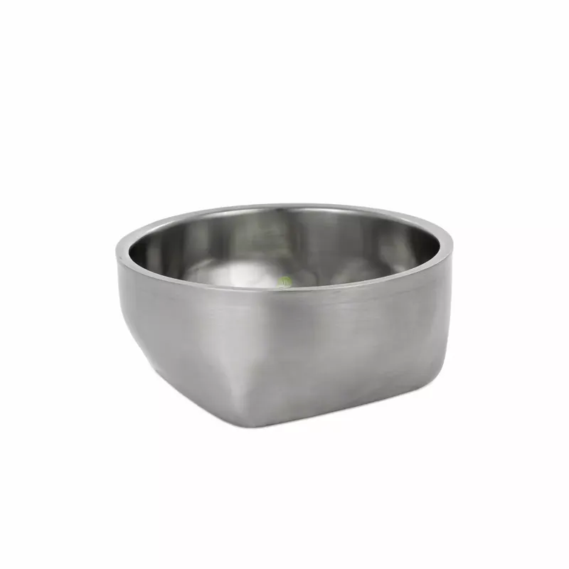 Bestseller Miska podłużna, dla psa, stal nierdzewna, z podwójnymi ściankami, 16cm