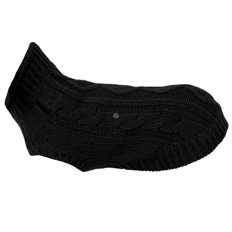 Nowy 530M sweterek czarny warkocze M-30cm