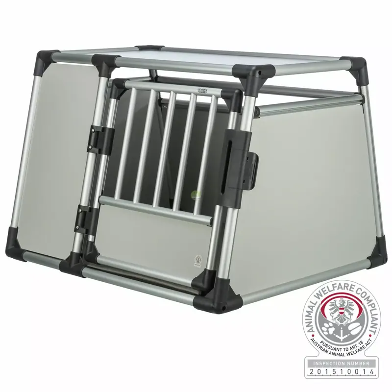 Skrzynia transportowa z aluminium, 93 x 65 x 81cm Łatwy zwrot