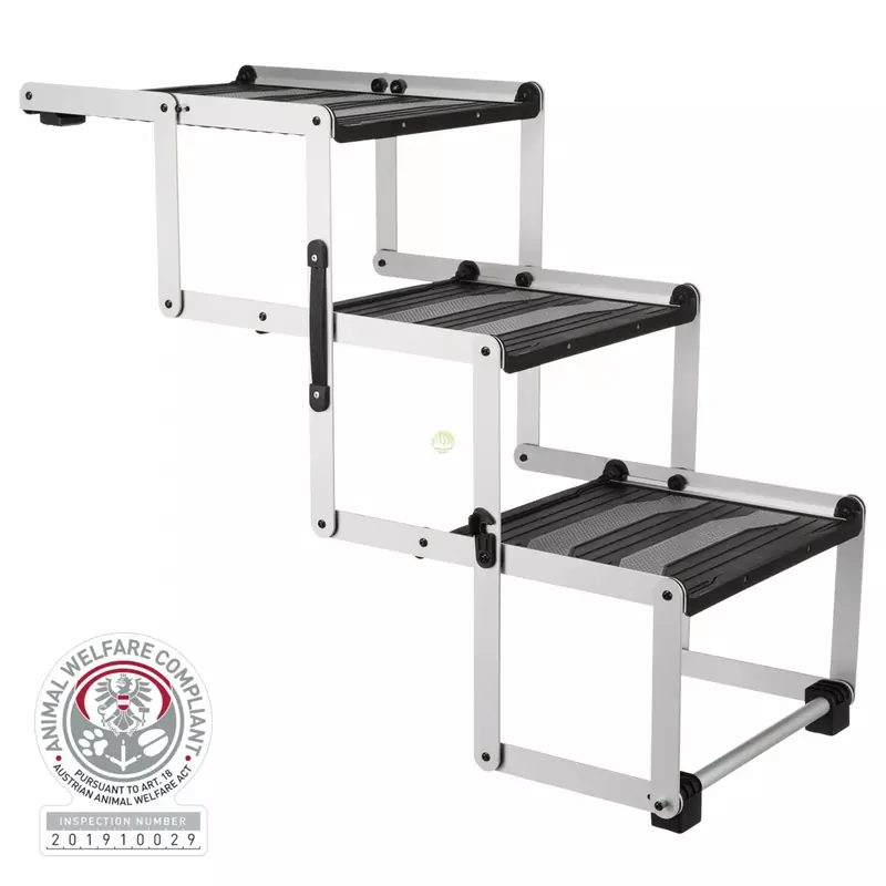 Schody składane Petwalk, aluminium, szer 37cm wys. do 57cm dł. do 120 Nowość