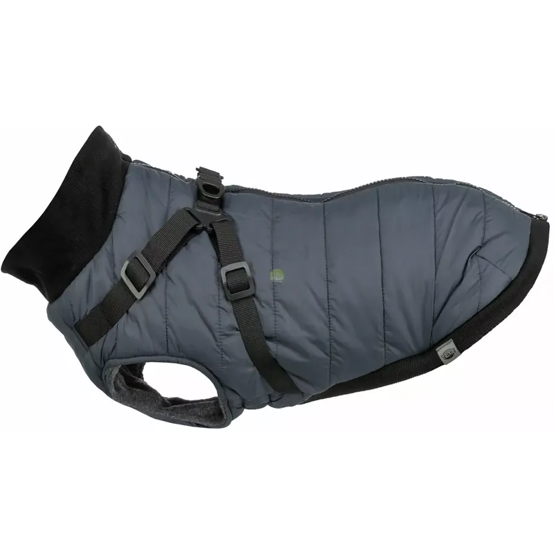 Oferta czasowa Pontis, płaszczyk z szelkami, dla psa, niebieski, Xxs 24cm