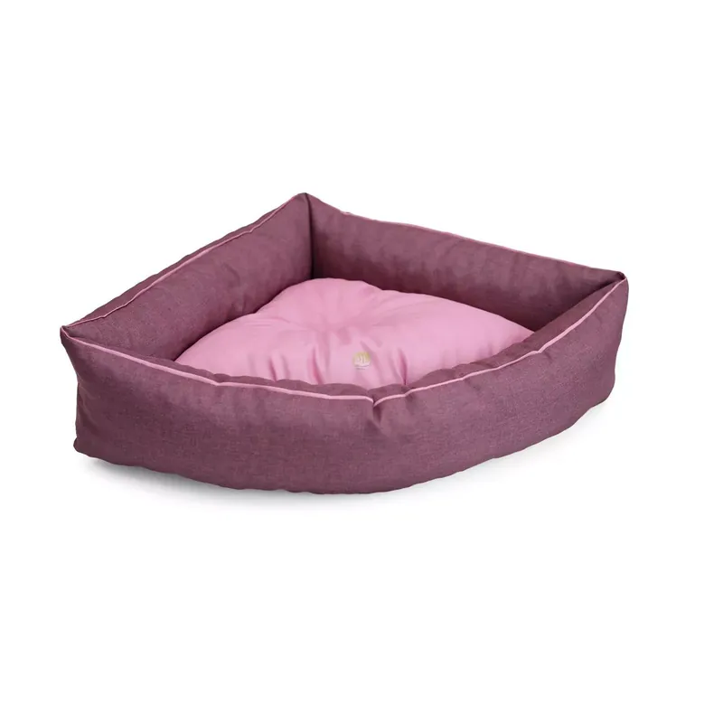 Do wyczerpania zapasów Diversa Legowisko Corner Bordo-Róż (M)