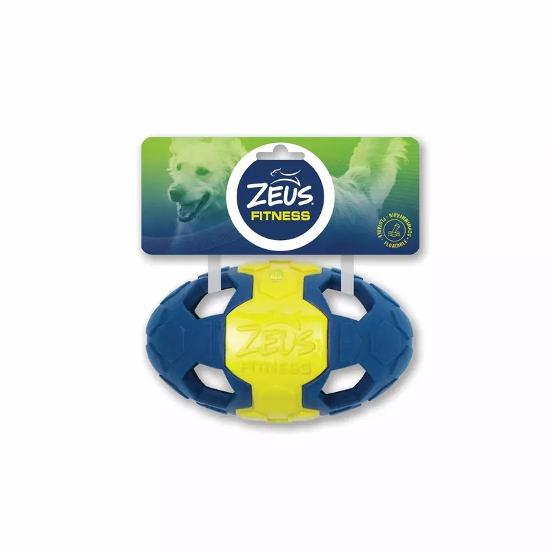 Ostatnia szansa Zeus Fitness Fetch Football, zabawka, 15cm, Tpr, unosi się na wodzie