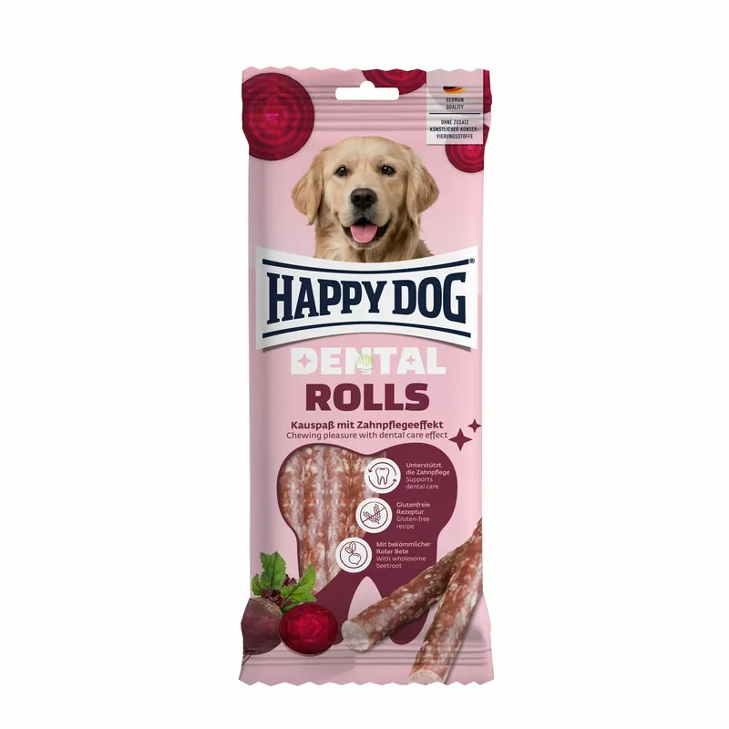 Dostępne od ręki Dental Rolls, przysmak, dla psa, 148g, wegetariański