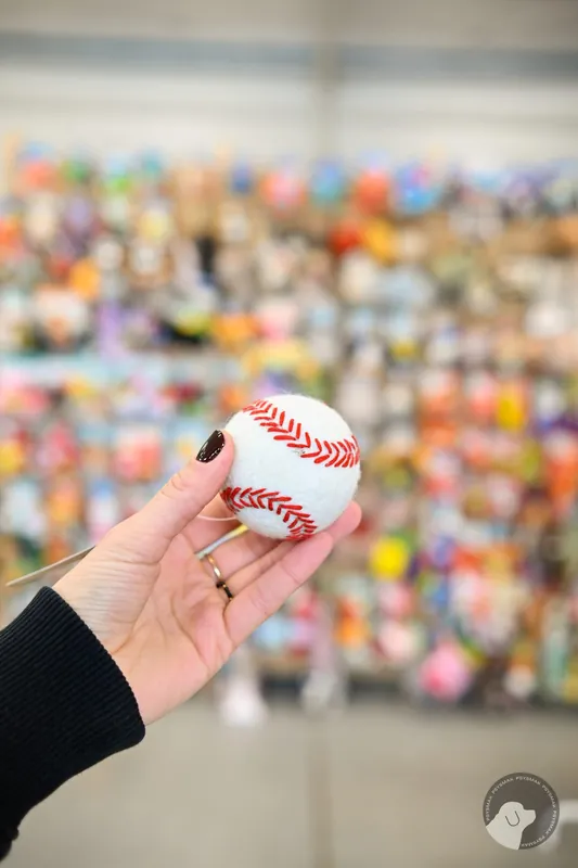 BUDDY Baseball piłka z filcowanej wełny owczej dla psa Hit sprzedaży