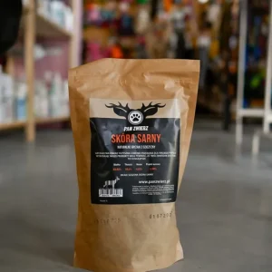 Oferta czasowa Pan Zwierz Skóra sarny 250 g – gryzak dla psa