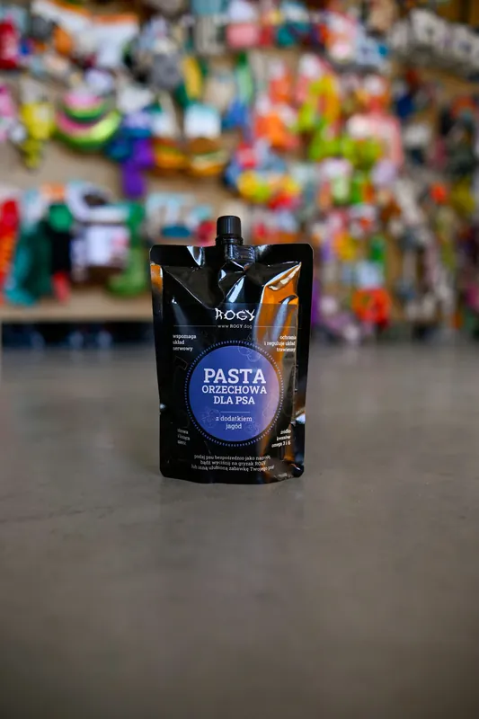 ROGY Pasta orzechowa z dodatkiem jagód dla psa w tubce 300 g Sprawdź teraz