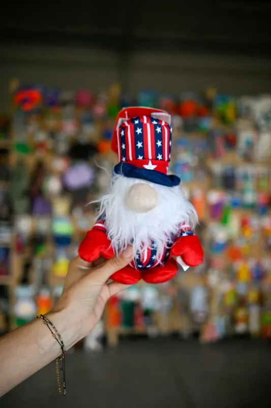 The Worthy Dog Uncle Sam Gnome Toy Large słodki gnom z podwójnym szwem (na zdjęciu mały) Łatwy zwrot