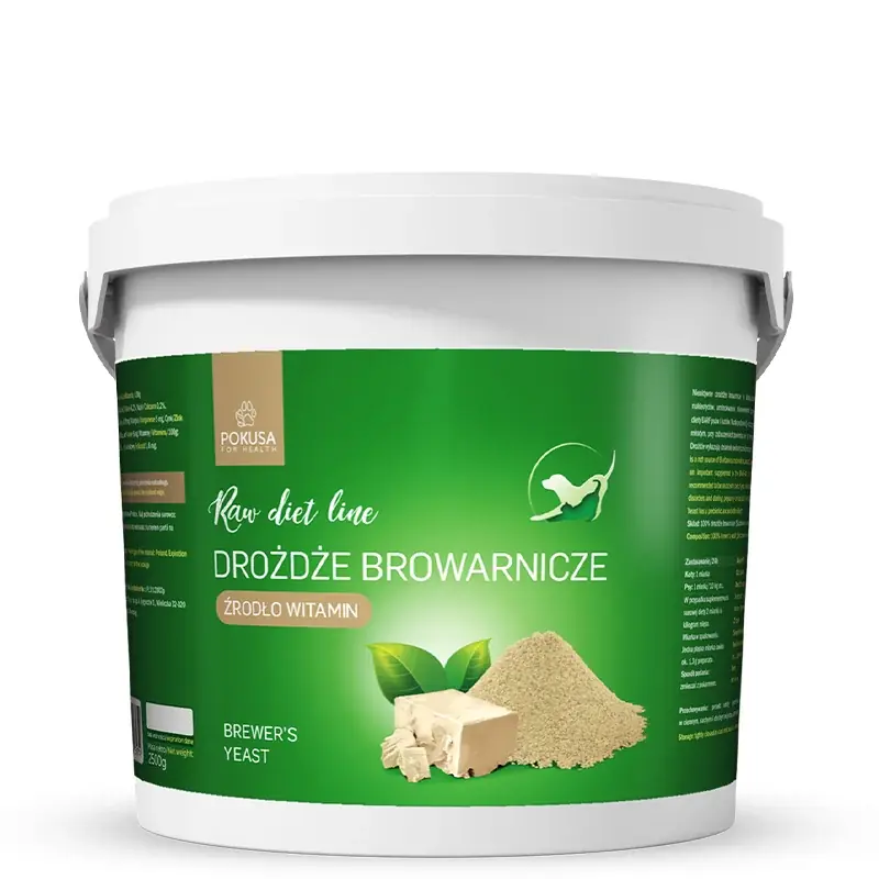 Darmowy zwrot POKUSA RAWDIETLINE drożdże browarnicze (Brewer’s yeast) 2500 g
