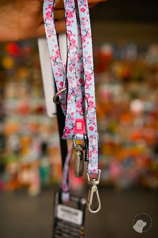 Max&Molly Multi-Leash Cherry Bloom – smycz przepinana dla psa, ciekawy wzór, 200cm XS Tani
