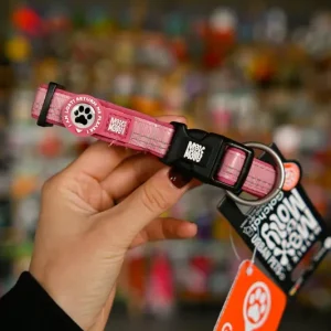 Zamów teraz Max&Molly GOTCHA! Smart ID Matrix 2.0 Collar Rose – obroża dla psa z identyfikatorem QR, pastelowa różowa XS-L