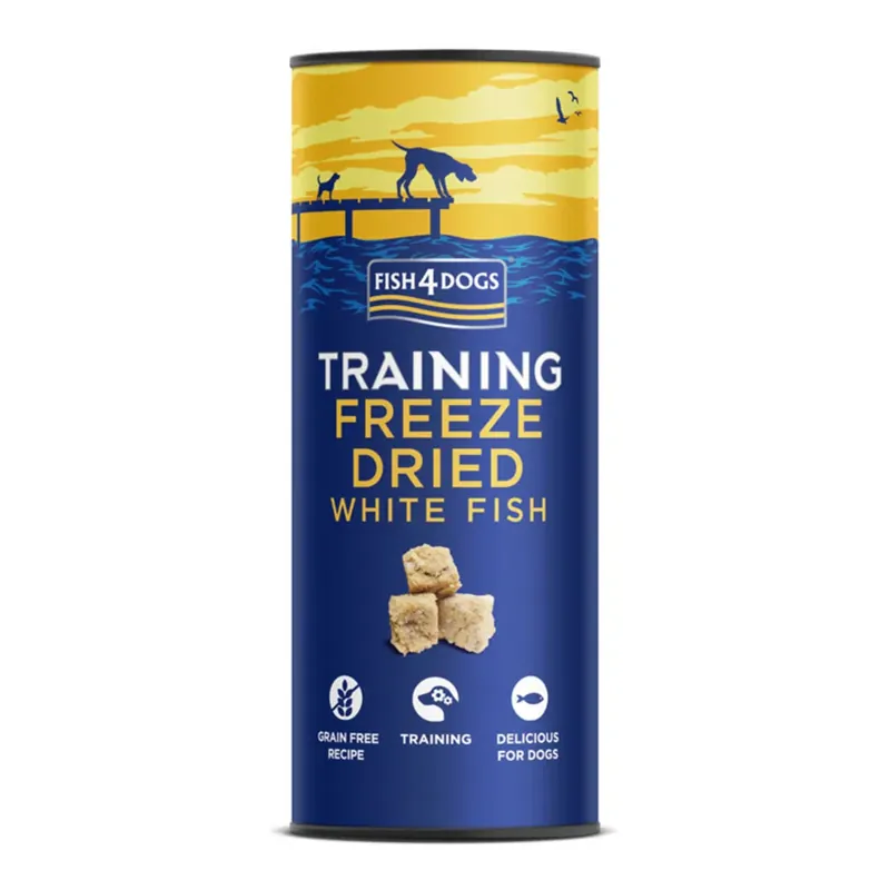 Cena promocyjna Fish4Dogs Freeze Dried Treats – liofilizowane przysmaki z białych ryb 25g