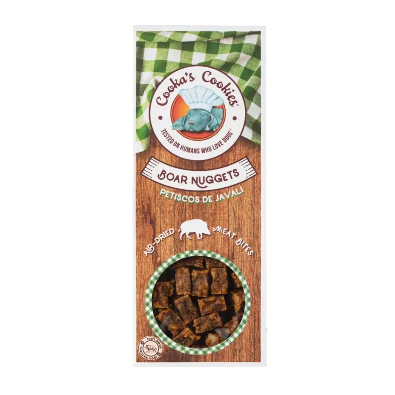 Cooka’s Cookies BOAR NUGGETS Nuggetsy z dzika 60g Bezpieczne zakupy