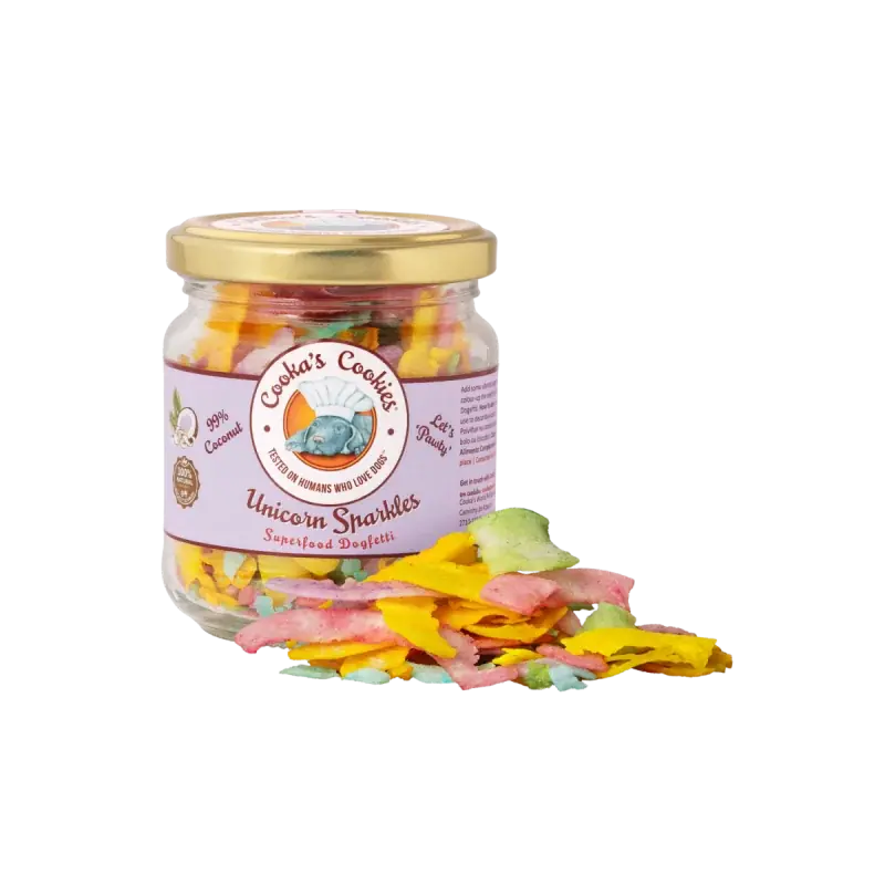 Cooka’s Cookies UNICORN SPARKLES Płatki kokosa z dodatkami Superfood 40g Bestseller