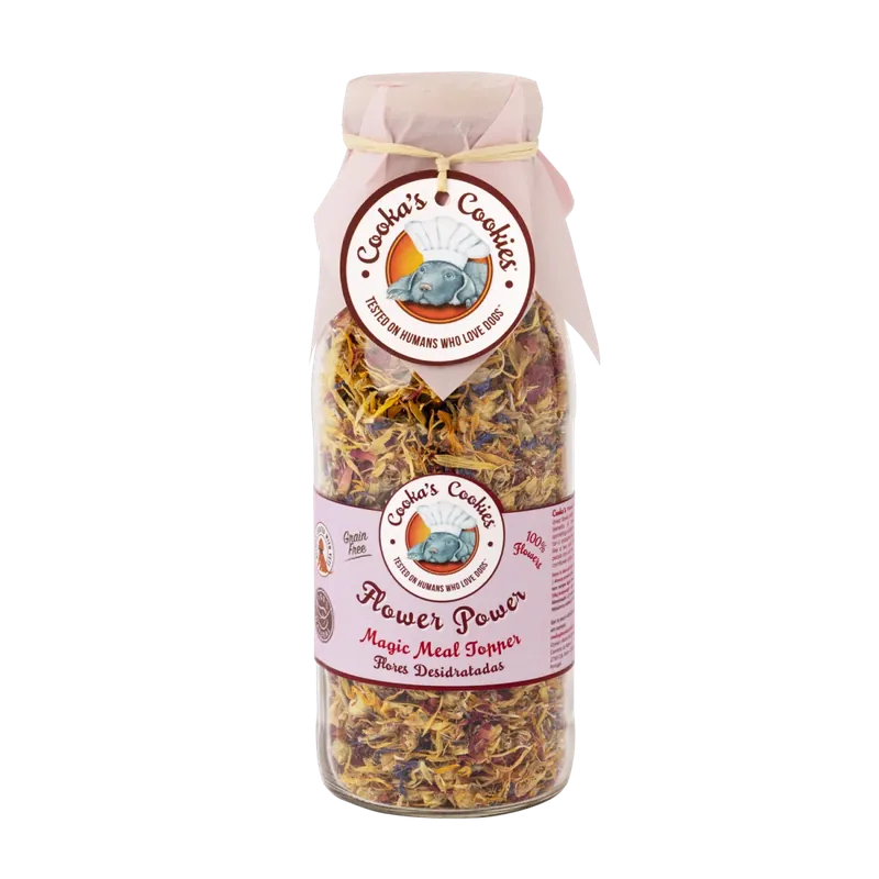 Cooka’s Cookies FLOWER POWER Topper z płatków kwiatów 35g Ekspresowa dostawa